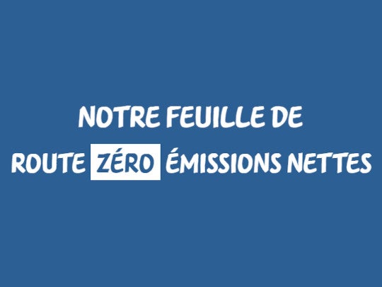 net zero banner_french