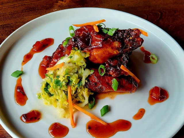 Poblano Plum Chicken Wings