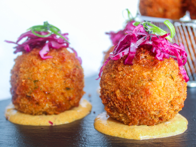 Clam &amp; Corn Croquettes