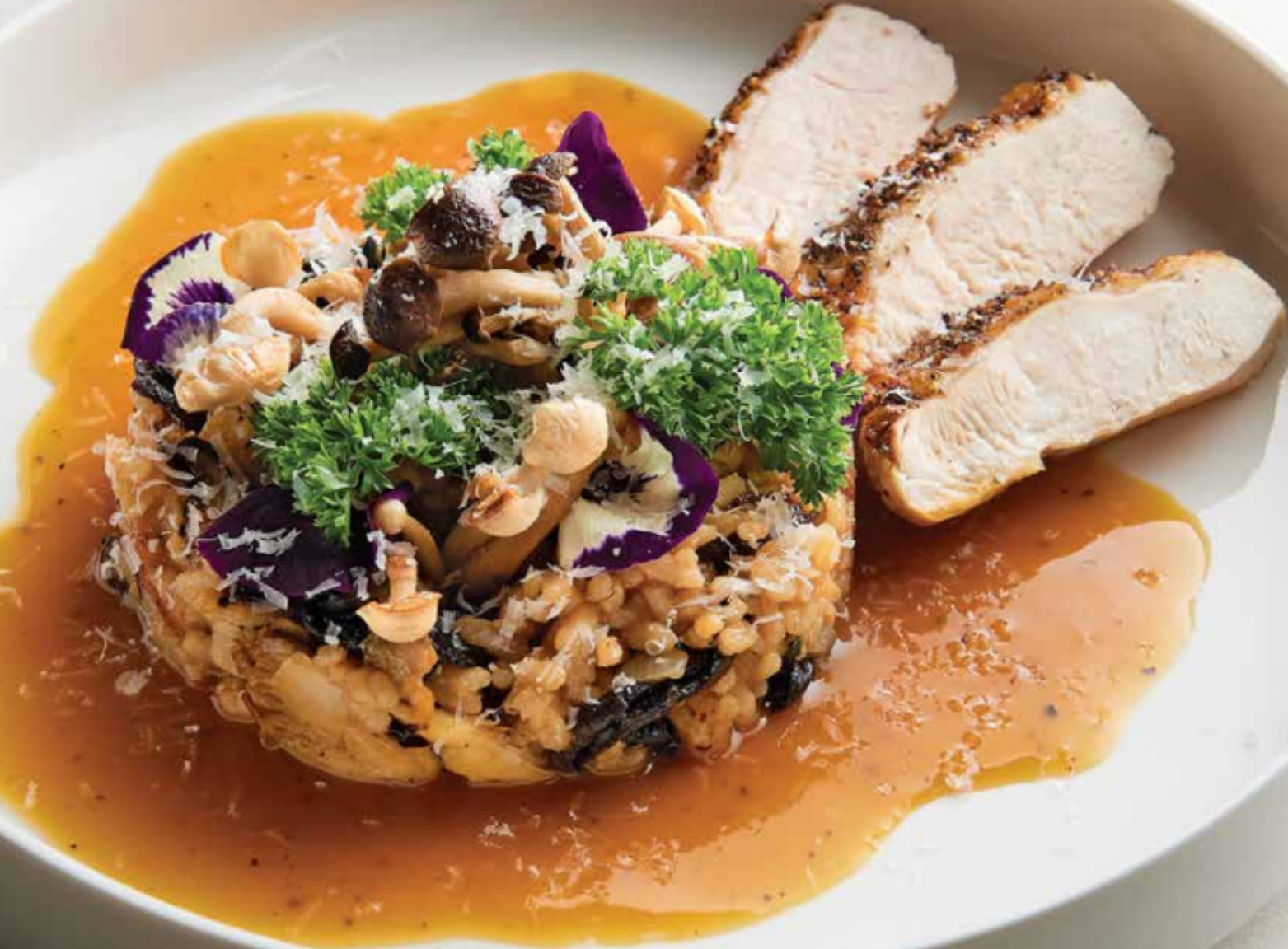 hicken Mushroom Parm Risotto made with MINOR’S® Chicken Base