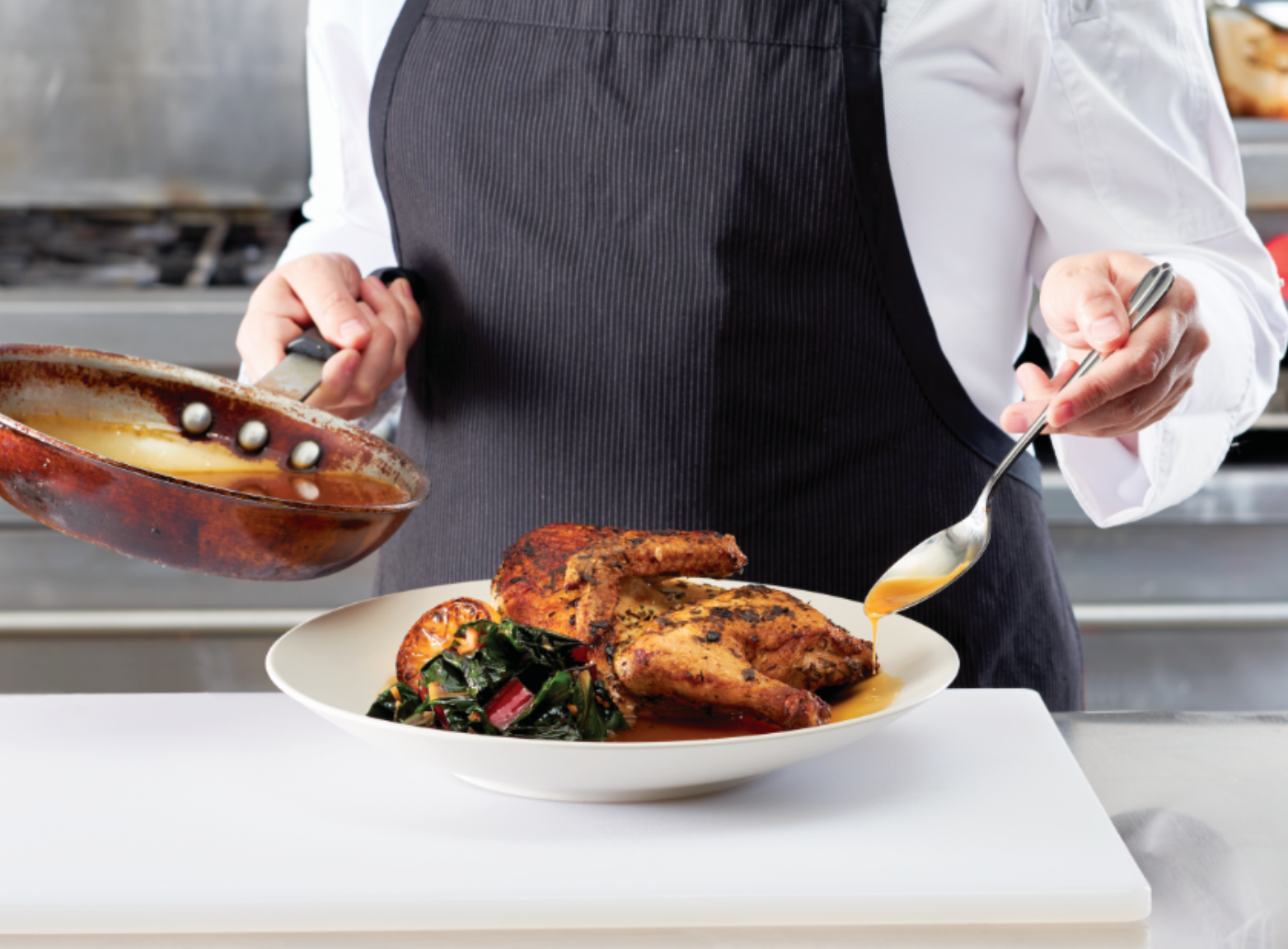 Crispy Brick Chicken made with MINOR’S® Chicken Base