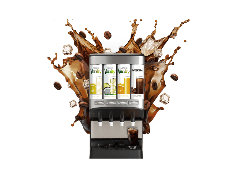 VITALITY MACHINE WITH NESCAFE ICED COFFEE SPLASH