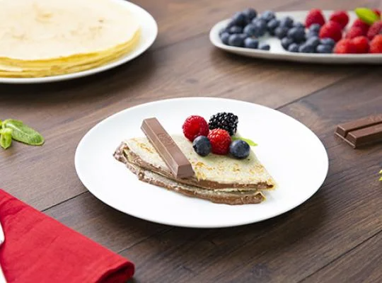 Crepes Made with KITKAT® Spread