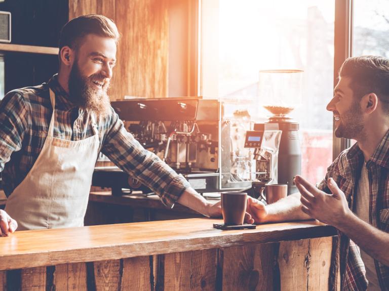 Cafe &amp; Coffee Shops Banner