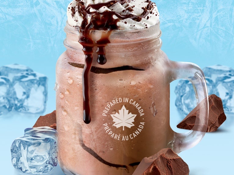 frozen hot chocolate