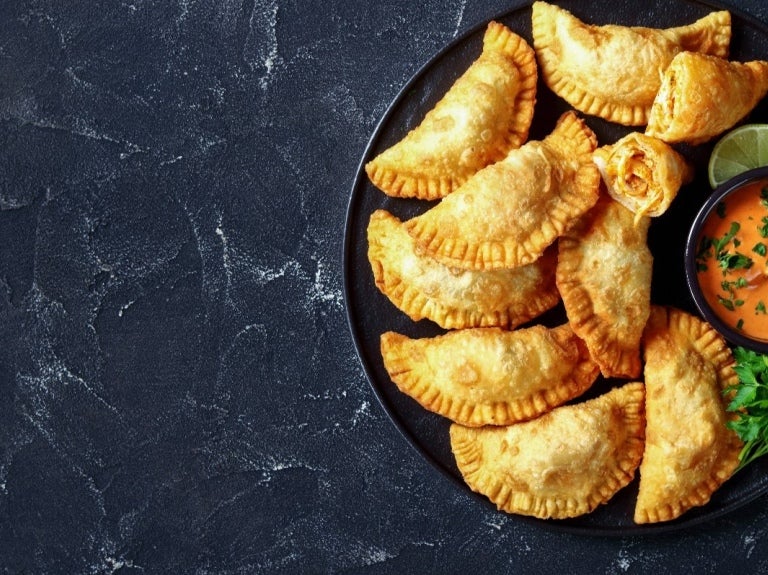 empanadas with sauce