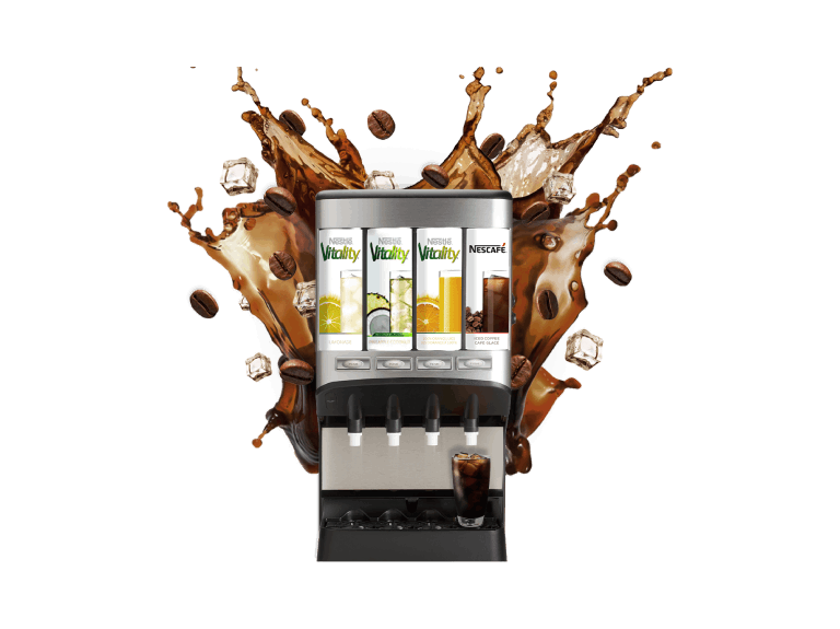 VITALITY MACHINE WITH NESCAFE ICED COFFEE SPLASH