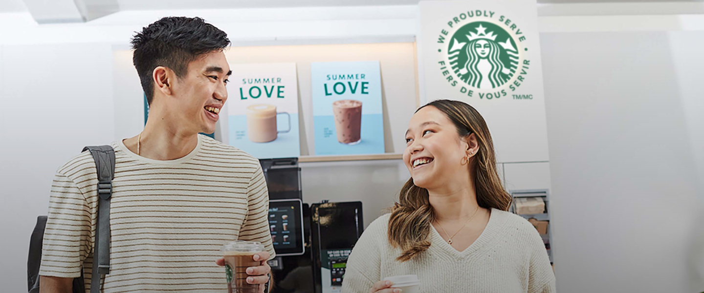 We Proudly Serve Starbucks for Campus