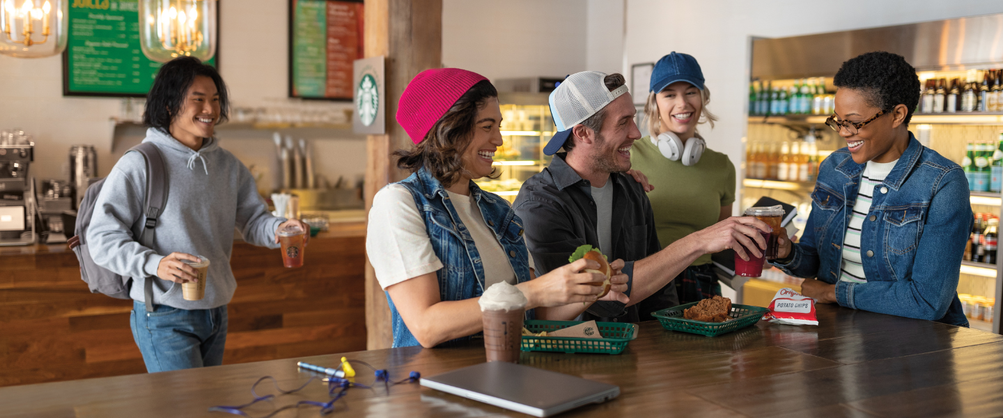 We Proudly Serve Starbucks Cold Coffee