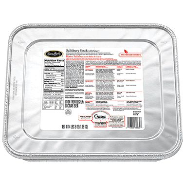 Stouffer's Salisbury Steak with Gravy 4 x 69 oz Tray