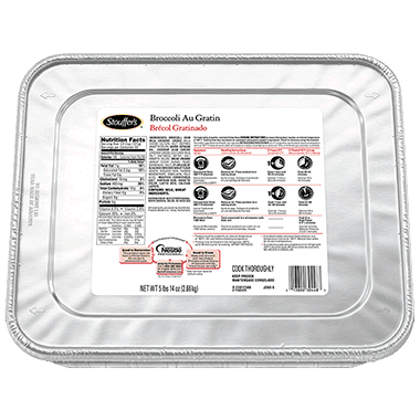 Stouffer's Broccoli Au Gratin 4 x 94 oz Tray