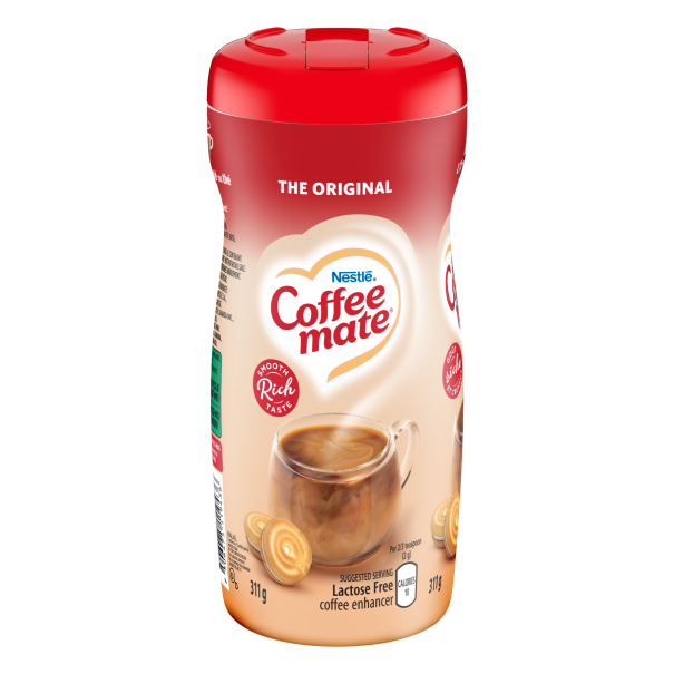 coffee mate original powdered coffee creamer canister unit