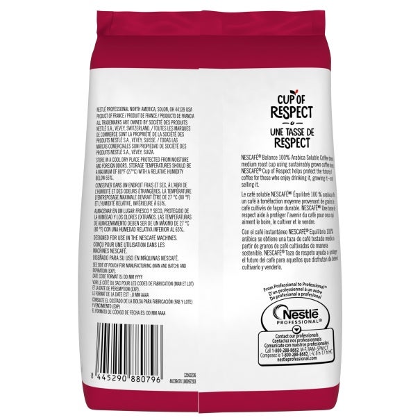 NESCAFÉ BALANCE 100% Arabica Instant Coffee Instructions