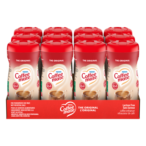 coffee mate original powdered coffee creamer canister case