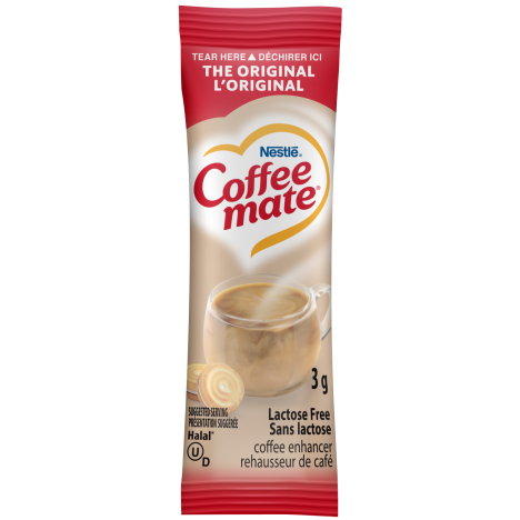 coffee mate single serve powder front