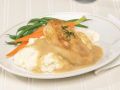 Maggi chicken breast with gravy