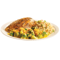 Plate of Stouffer's Broccoli Au Gratin