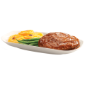 Plate of Stouffer's Salisbury Steak with Gravy