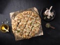 pizza made with minors roasted garlic flavour concentrate