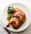roasted chicken dish made with minors chicken base