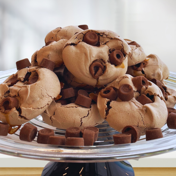 Meringue Chocolate Chip Cookies
