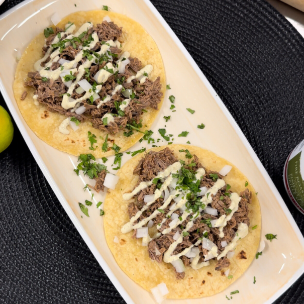 barbacoa beef taco