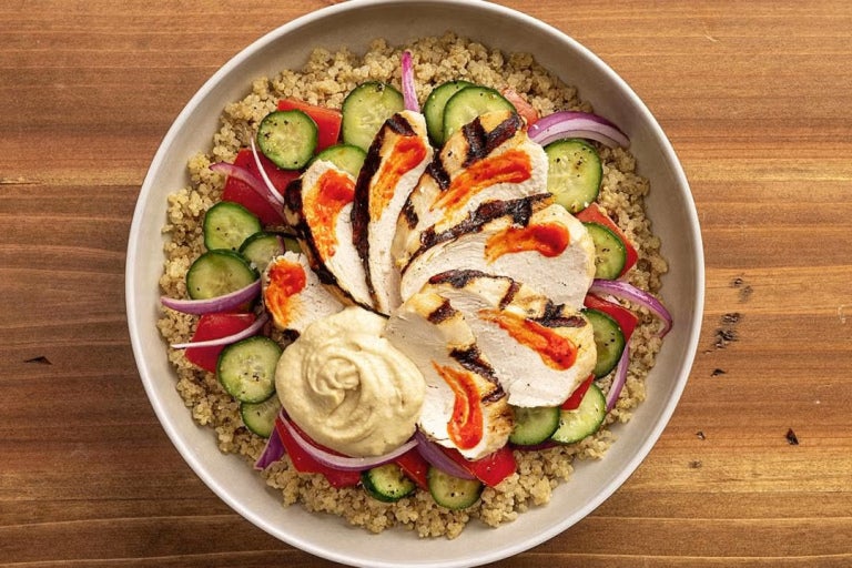 Grilled Chicken Harissa Bowl