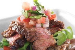 Bourbon and Ancho Marinated Skirt Steak