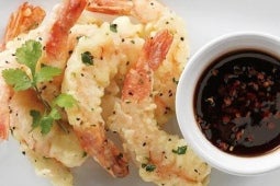 Peppered Tempura Shrimp with General Tso
