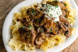 Beef Stroganoff