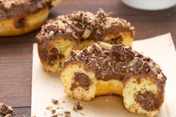 Donuts made with KITKAT® Spread