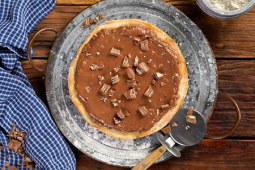 Pizza faite de tartinade Kit Kat