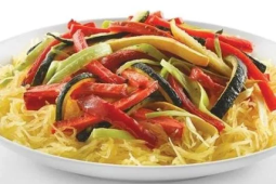 Spaghetti Squash with Roasted Vegetable Medley