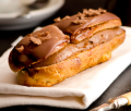 eclairs with KITKAT spread