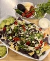cheesy white queso nachos