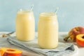 frozen peach smoothie
