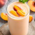 peaches and cream smoothie