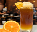 coconut orange iced coffee