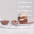 Cold Whipped Hot Chocolate with KitKat Spread