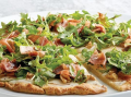 Pear, Prosciutto and Arugula Pizza