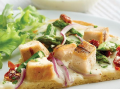 Chicken, Asparagus, and Sun-dried Tomato Pizza