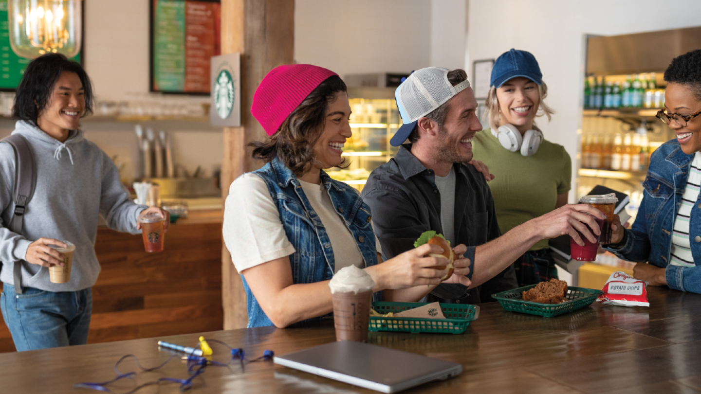 We Proudly Serve Starbucks Cold Coffee